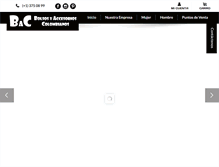 Tablet Screenshot of bolsosbac.com